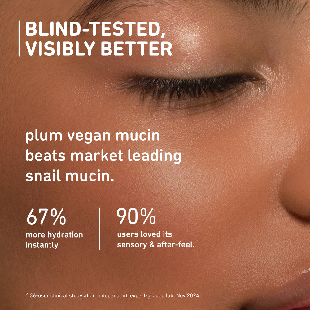 Plum Cica & Hya-Betaine Vegan Mucin Face Essence With Azuki Bean Extracts & ATP