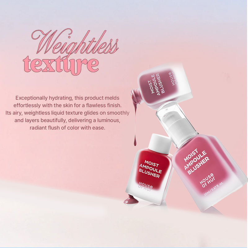 House of Hur Moist Ampoule Blusher 09 Ruby Red 10ml, 20ml