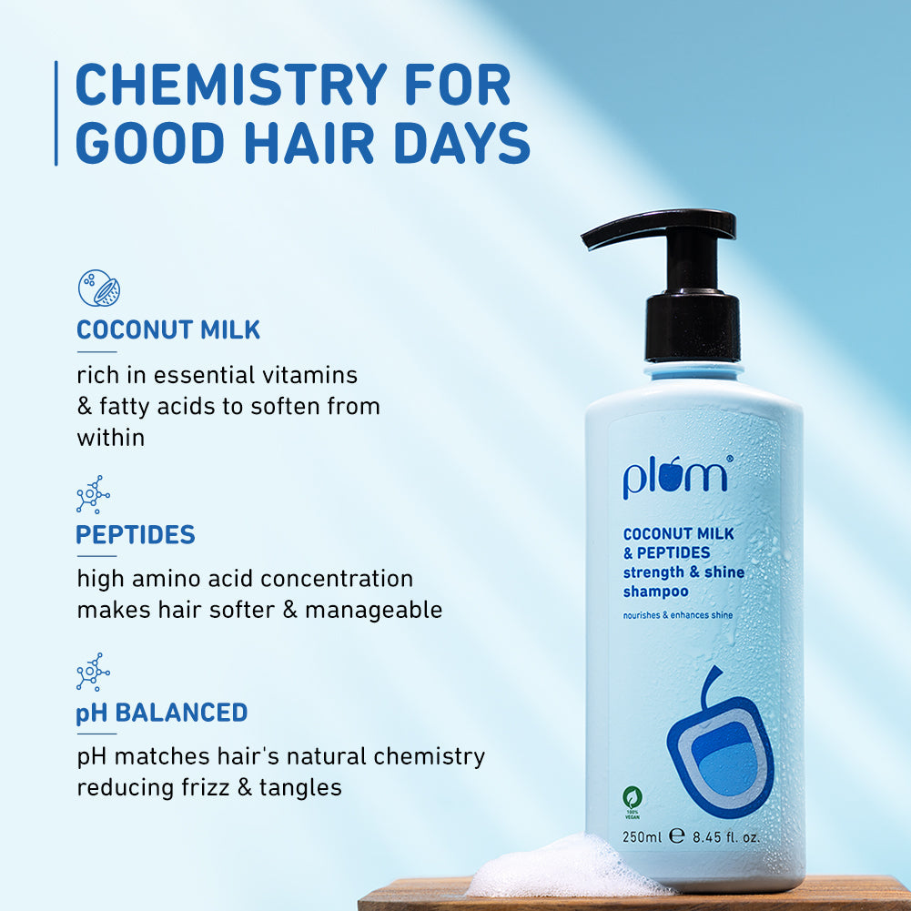 Plum Coconut Milk & Peptides Shampoo