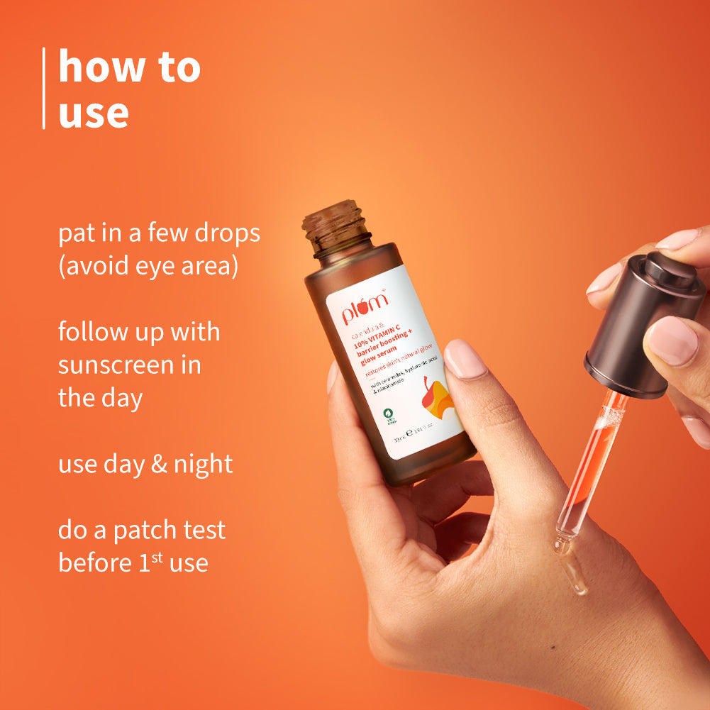 Plum 10% Vitamin C Barrier Boosting + Glow Serum with Calendula