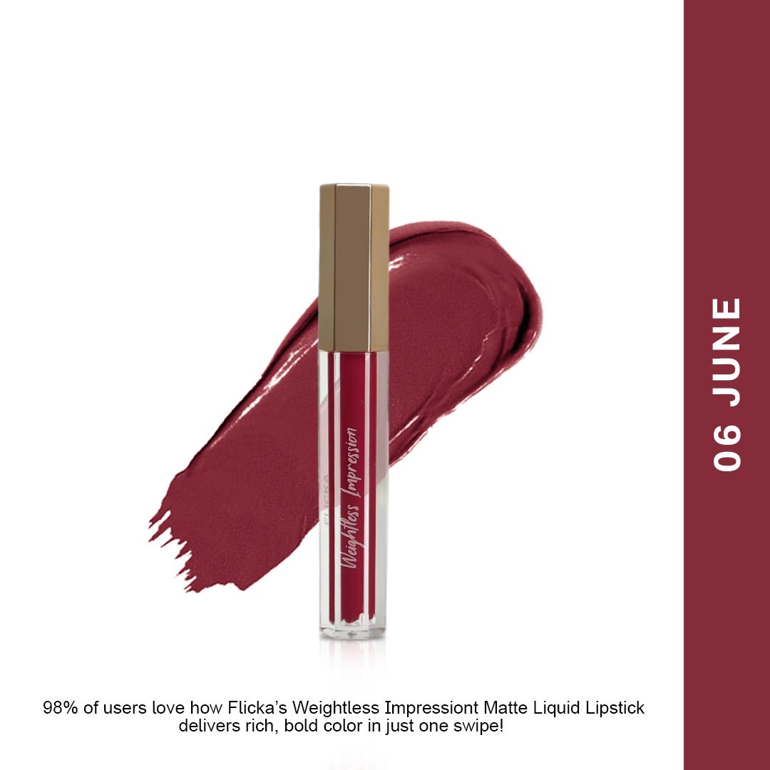 Flicka Weightless Impression Matte Liquid Lipstick