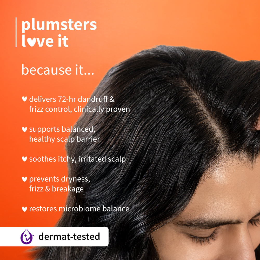 Plum Anti-Dandruff Shampoo with Volcanic Minerals & 0.5% Salicylic Acid