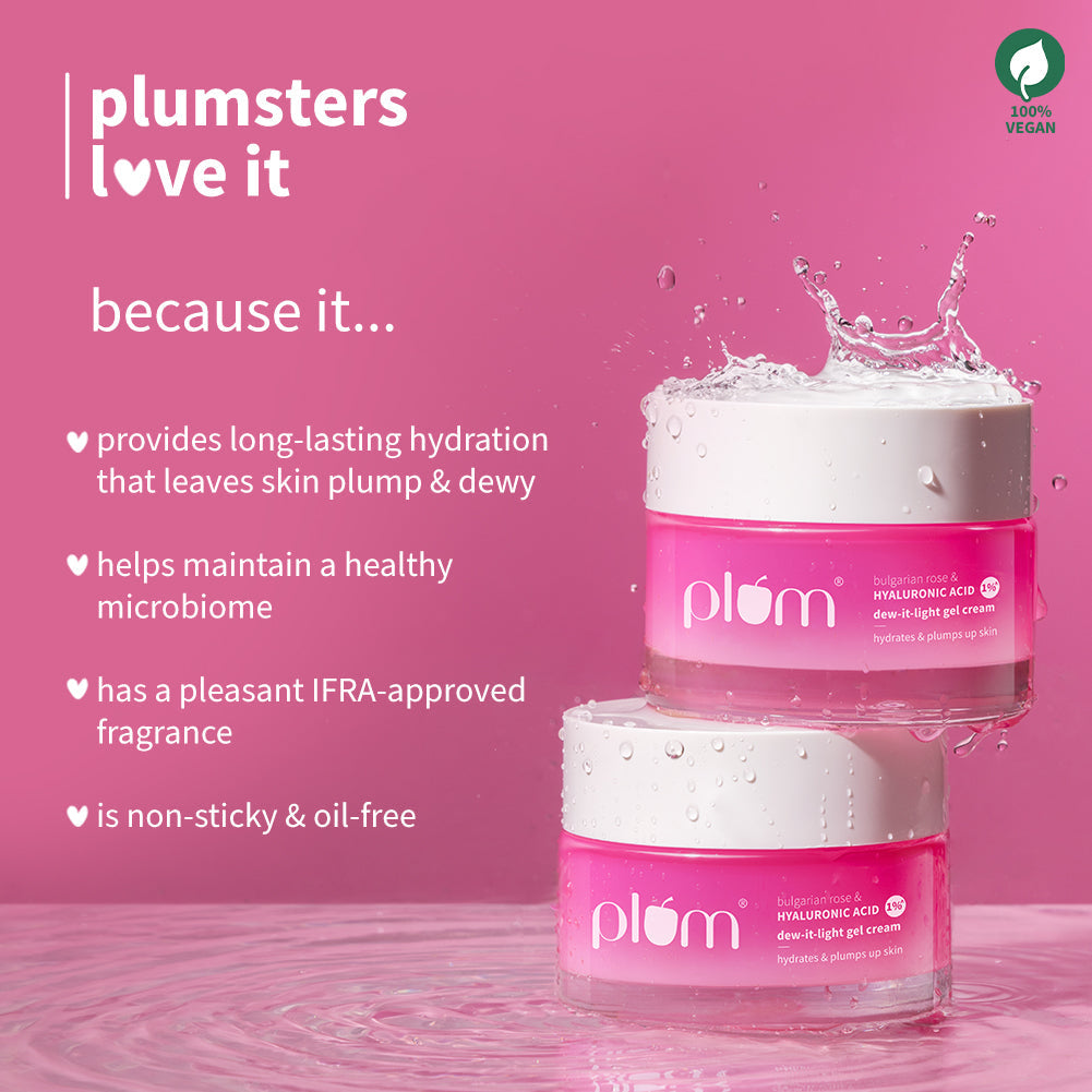 Plum Bulgarian Rose and 1% Hyaluronic Acid Cream