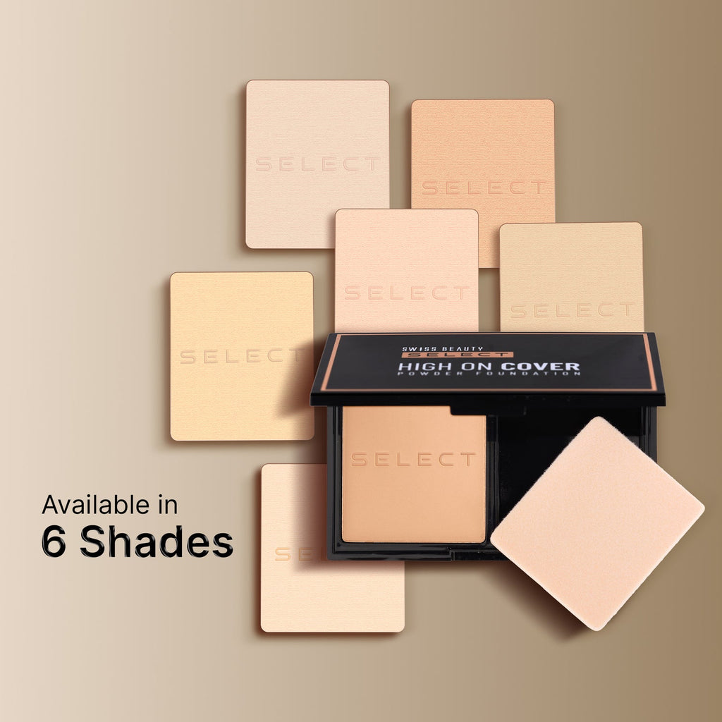 Swiss Beauty Select High On Cover Powder Foundation