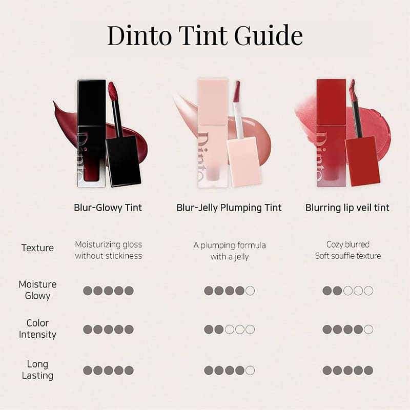 Dinto Blur-Glowy Lip Tint 210 Reverentia 3.5g