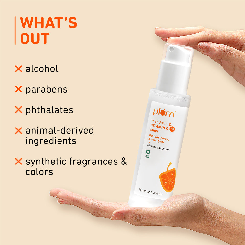 Plum Vitamin C Face Toner with Mandarin & Kakadu Plum