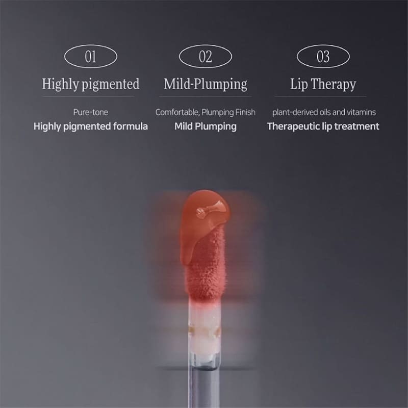 Dinto Pearl-Kissed Plumping Lip Glacé 126 Michael 4ml