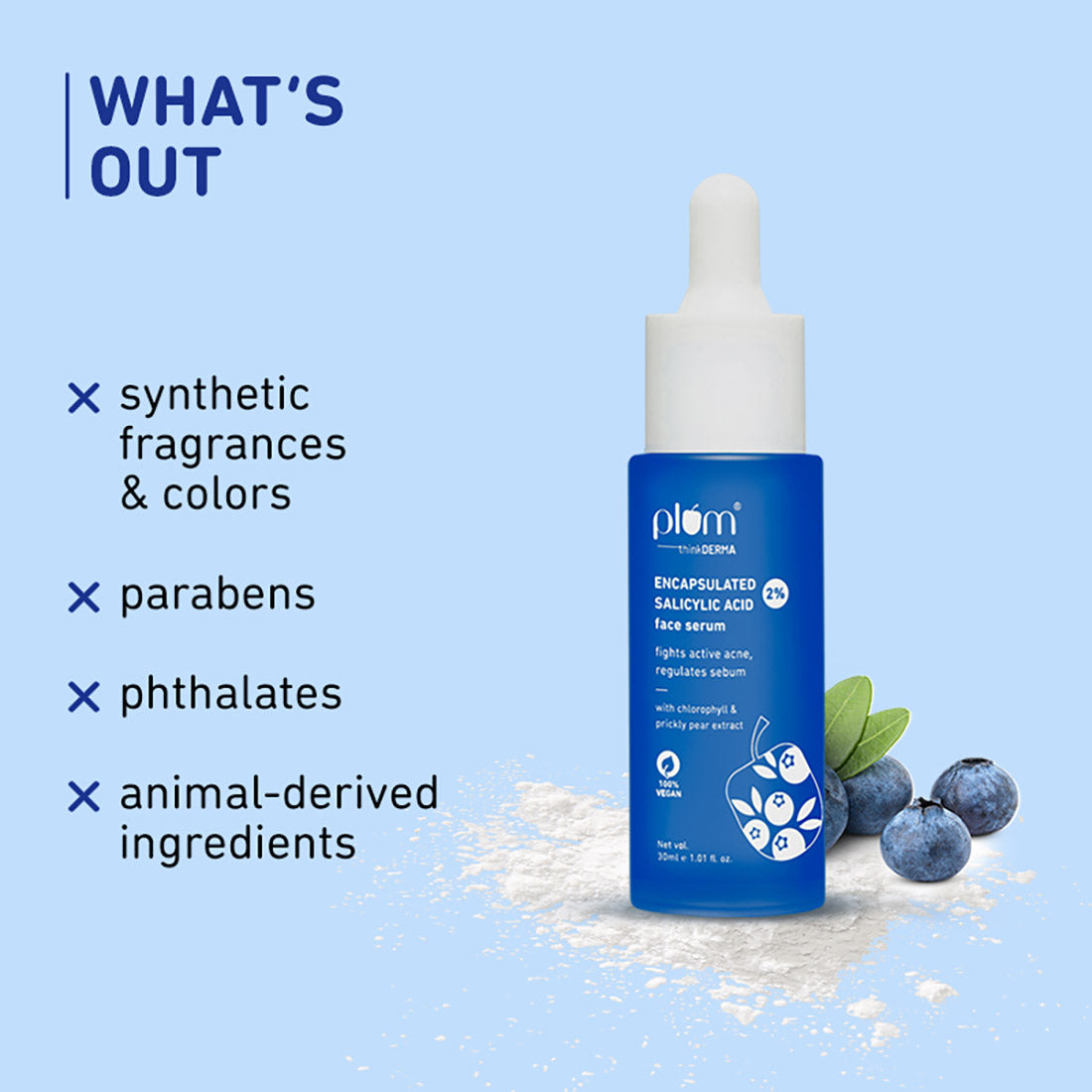Plum 2% Encapsulated Salicylic Acid Anti-Acne Face Serum