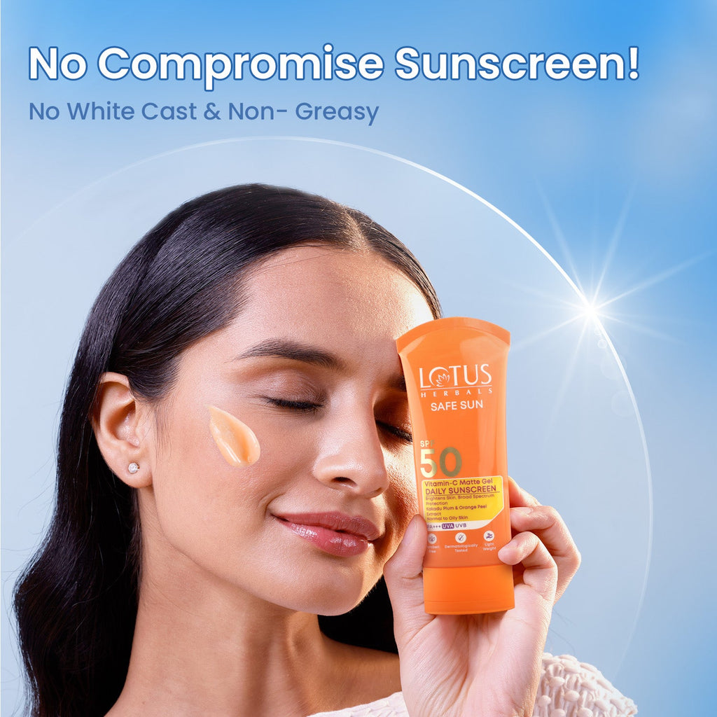 Lotus Safe Sun Vitamin-C MatteGEL Daily Sunscreen SPF 50