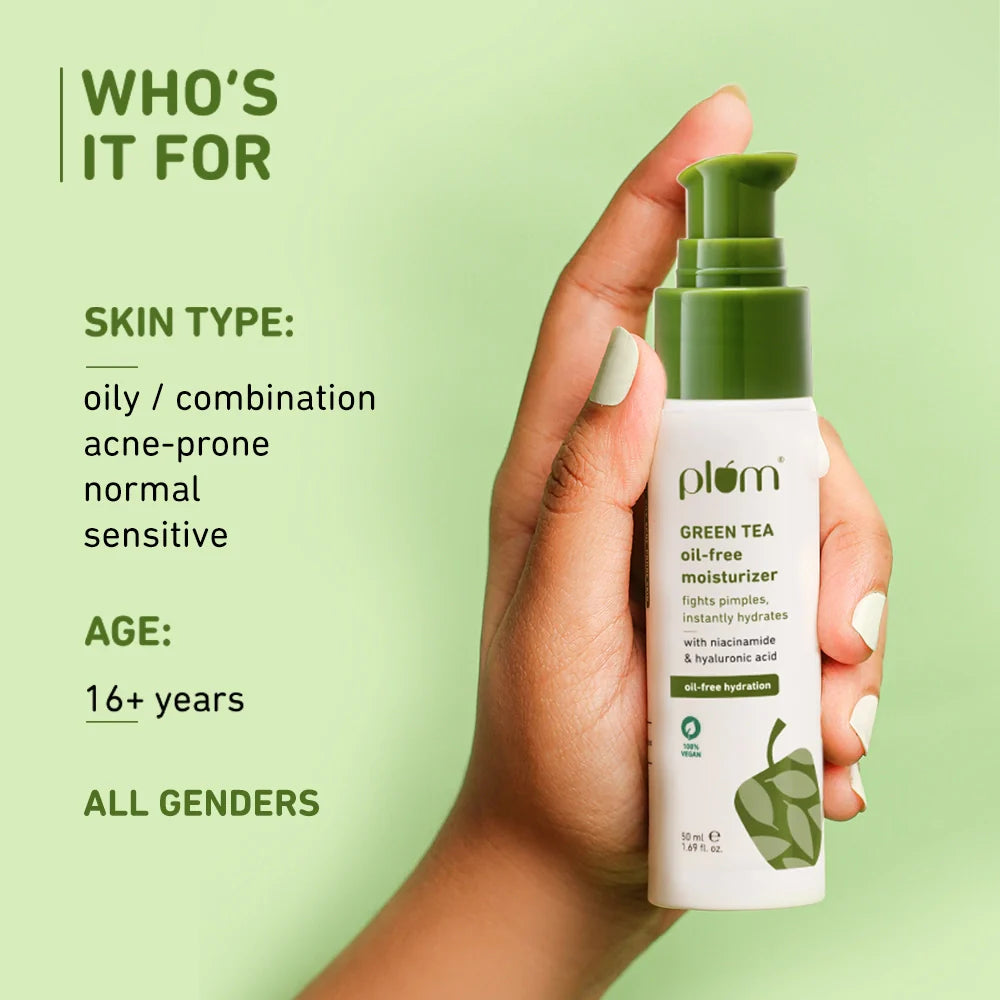 Plum Green Tea Oil-Free Moisturizer for Oily Skin