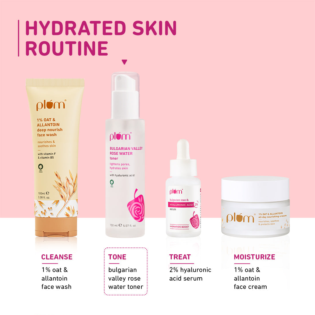Plum Bulgarian Valley Rose Water Toner for tighter pores