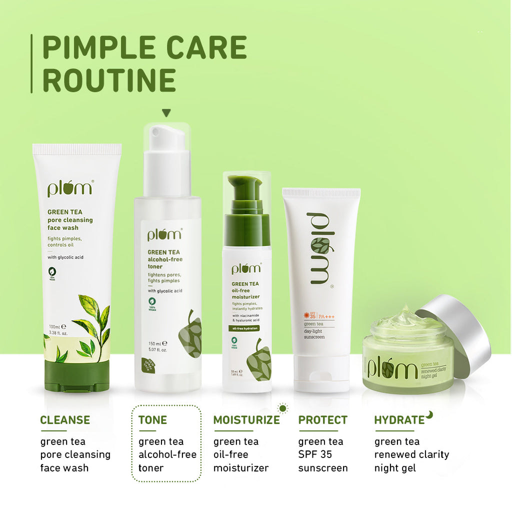 Plum Green Tea Alcohol-Free, Pore Tightening Face Toner
