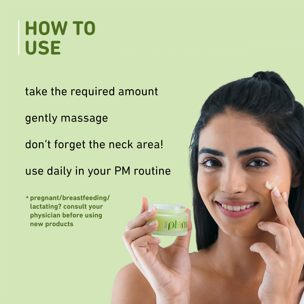 Plum Green Tea Renewed Clarity Night Gel Cream for Oily Skin