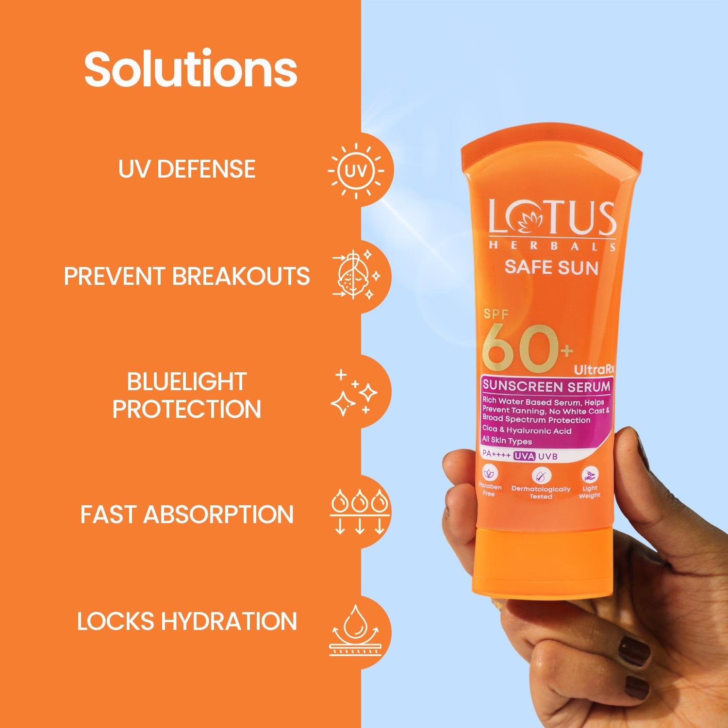 Lotus Safe Sun UltraRX Sunscreen Serum SPF 60 PA++++