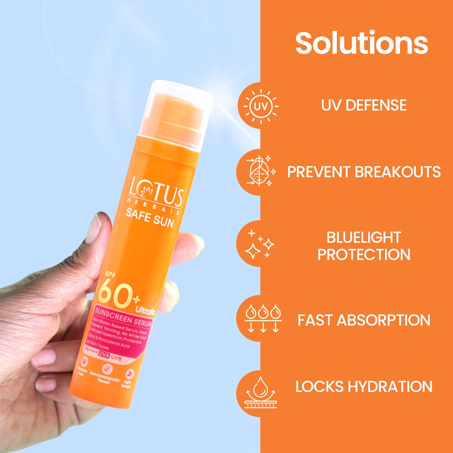Lotus Safe Sun UltraRX Sunscreen Serum SPF 60 PA++++