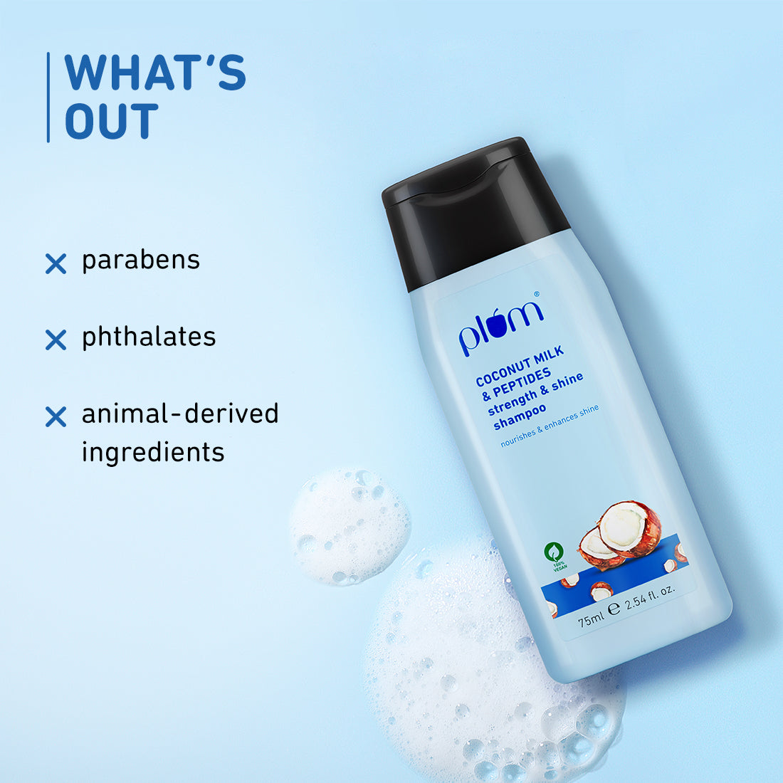 Plum Coconut Milk & Peptides Shampoo