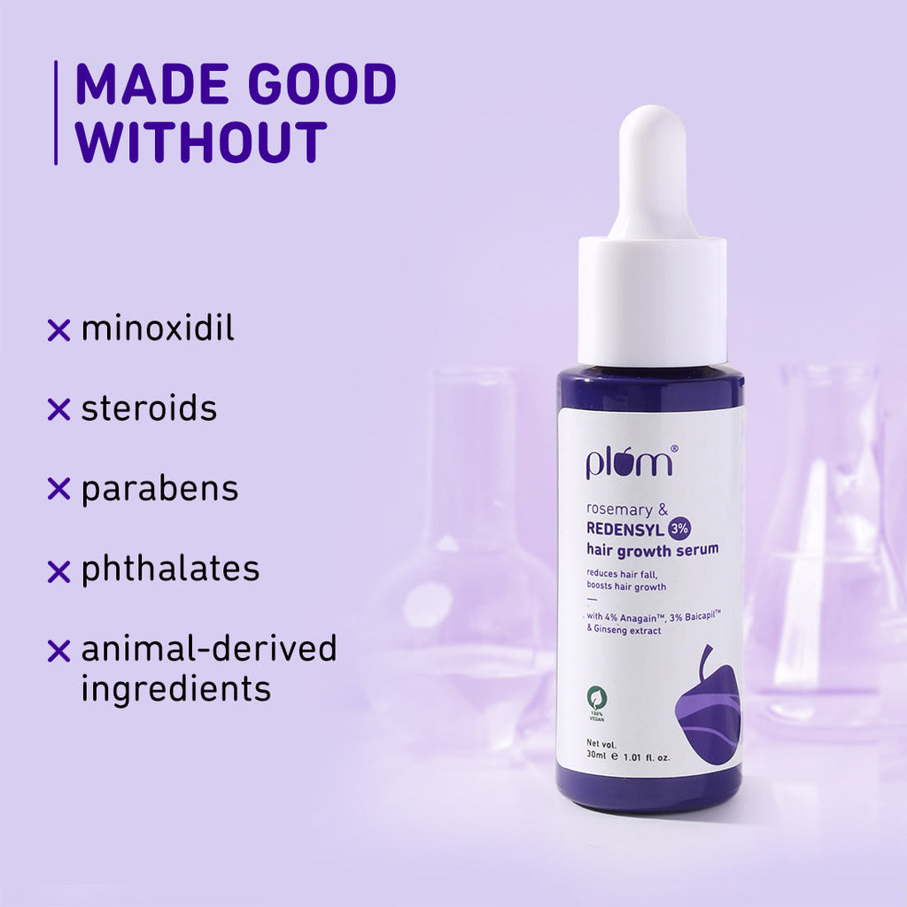 Plum Rosemary & 3% Redensyl Hair Growth serum