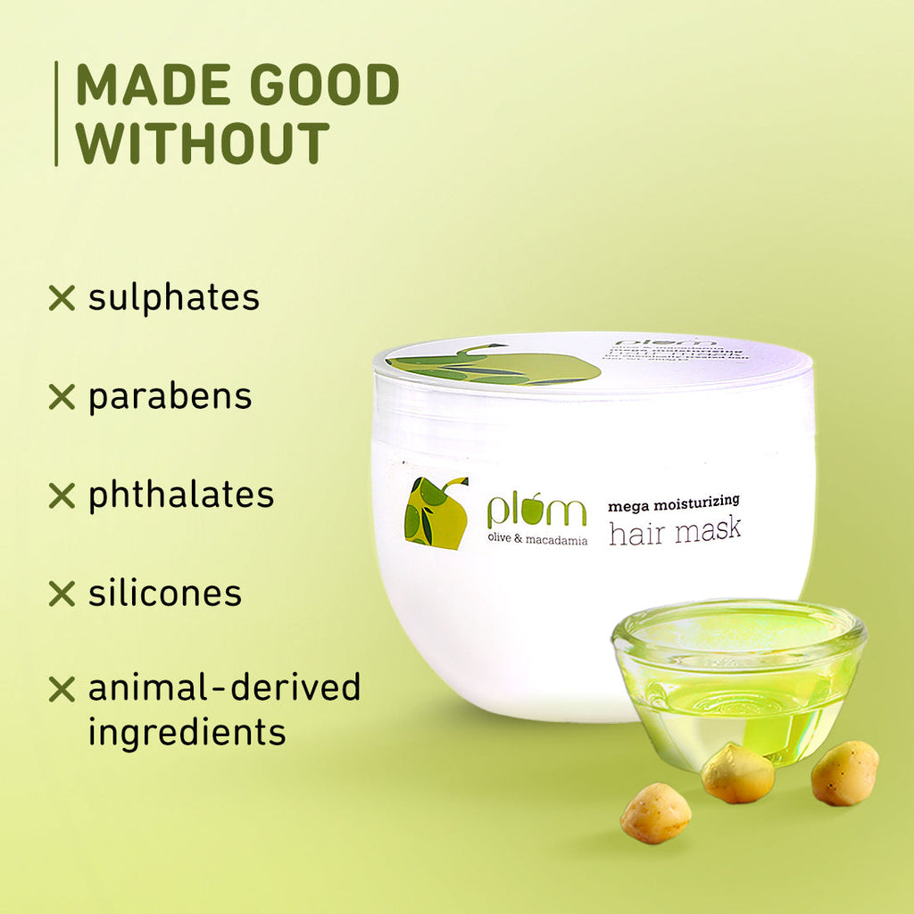 Plum Olive & Macadamia Mega Moisturizing Hair Mask