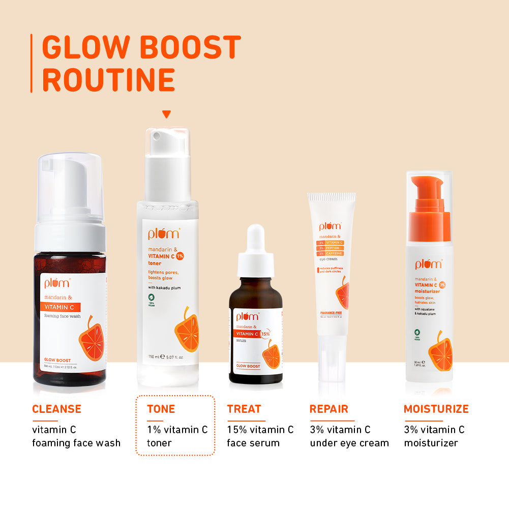 Plum Vitamin C Face Toner with Mandarin & Kakadu Plum