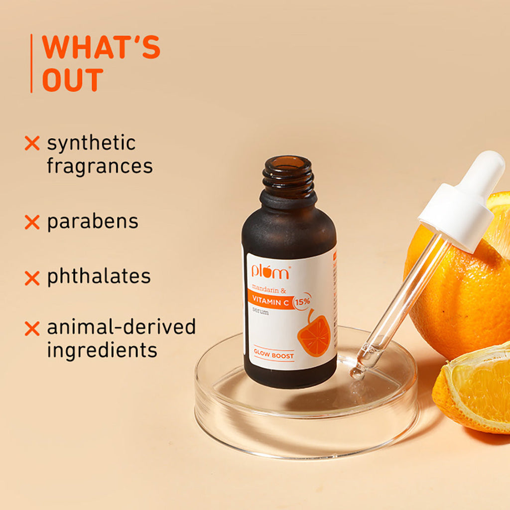Plum 15% Vitamin C Serum with Mandarin for glowing skin