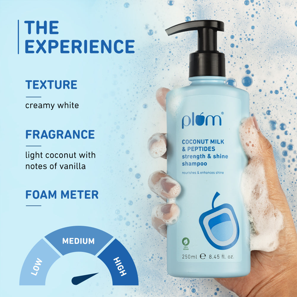 Plum Coconut Milk & Peptides Shampoo