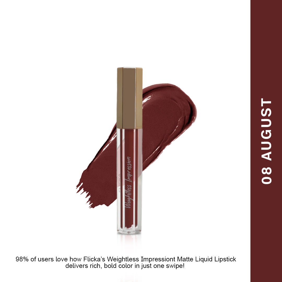 Flicka Weightless Impression Matte Liquid Lipstick
