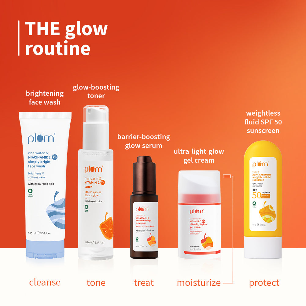 Plum 1% Vitamin C Ultra-Light-Glow Boosting Gel Cream with Alpha Arbutin