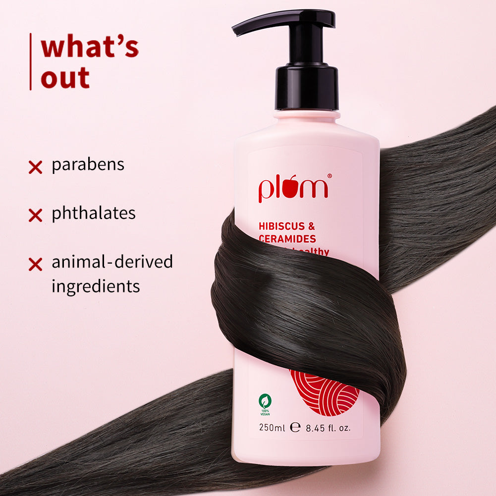 Plum Hibiscus & Ceramides Shampoo for Split Ends
