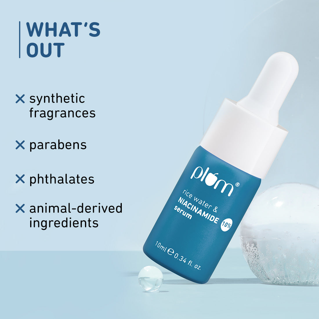 Plum 10% Niacinamide Face Serum with Rice Water