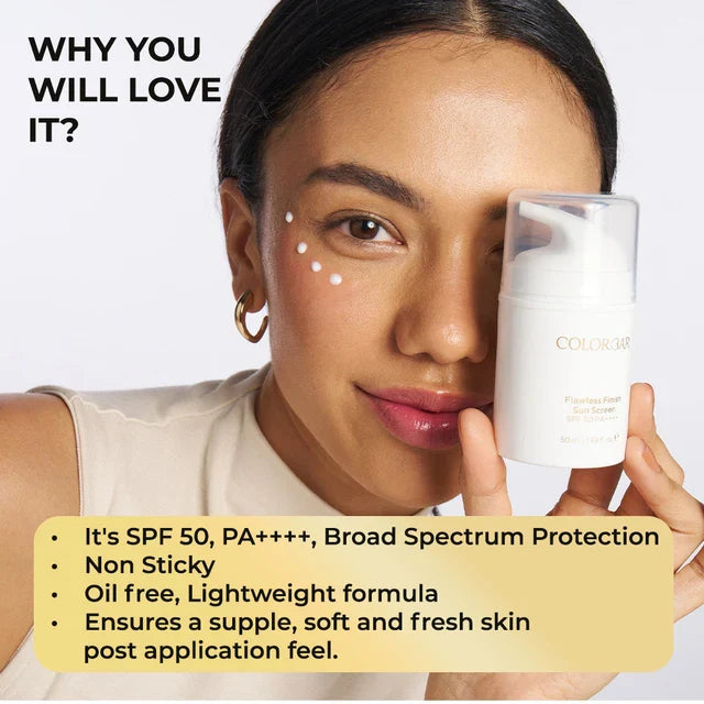 Colorbar Flawless Finish Sun Screen SPF 50 PA++++