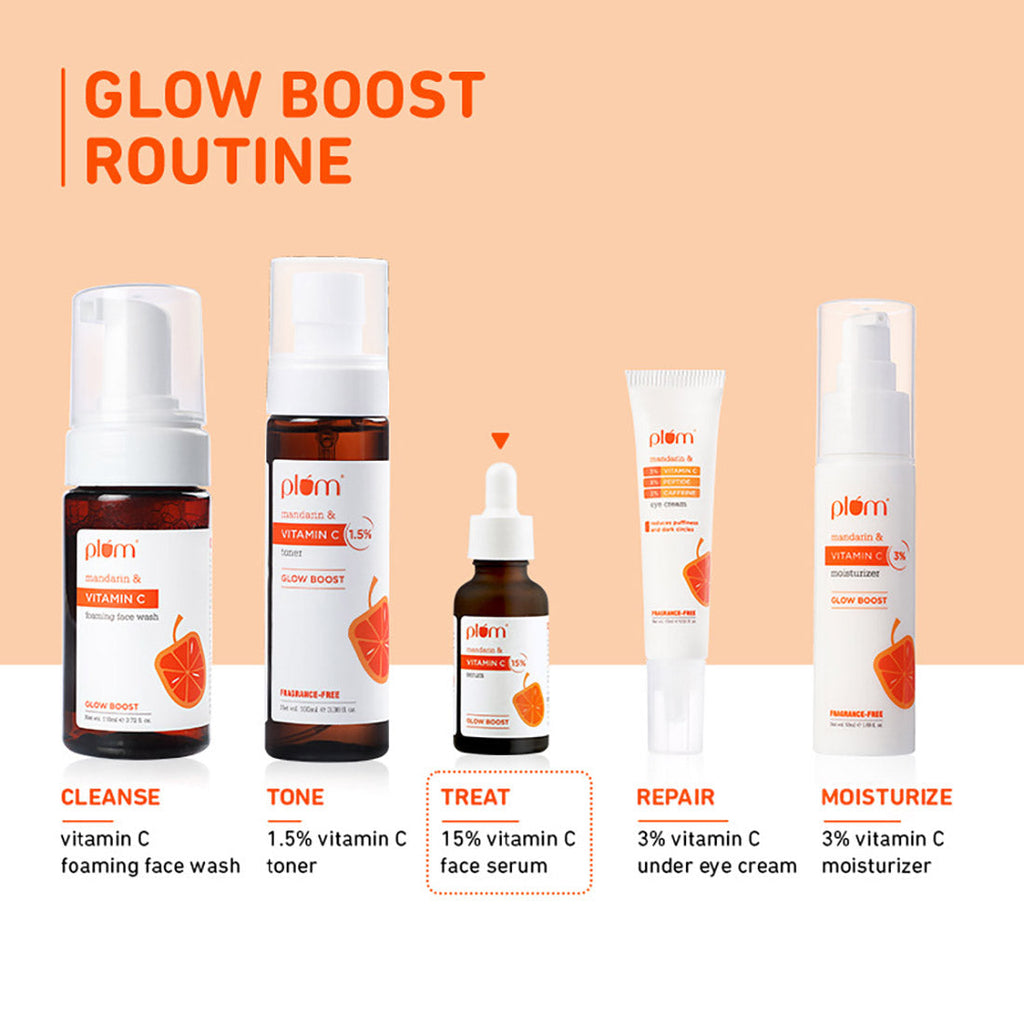 Plum 15% Vitamin C Serum with Mandarin for glowing skin