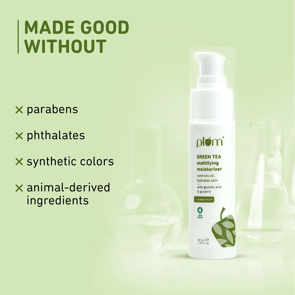 Plum Green Tea Mattifying Moisturizer for Oily Skin