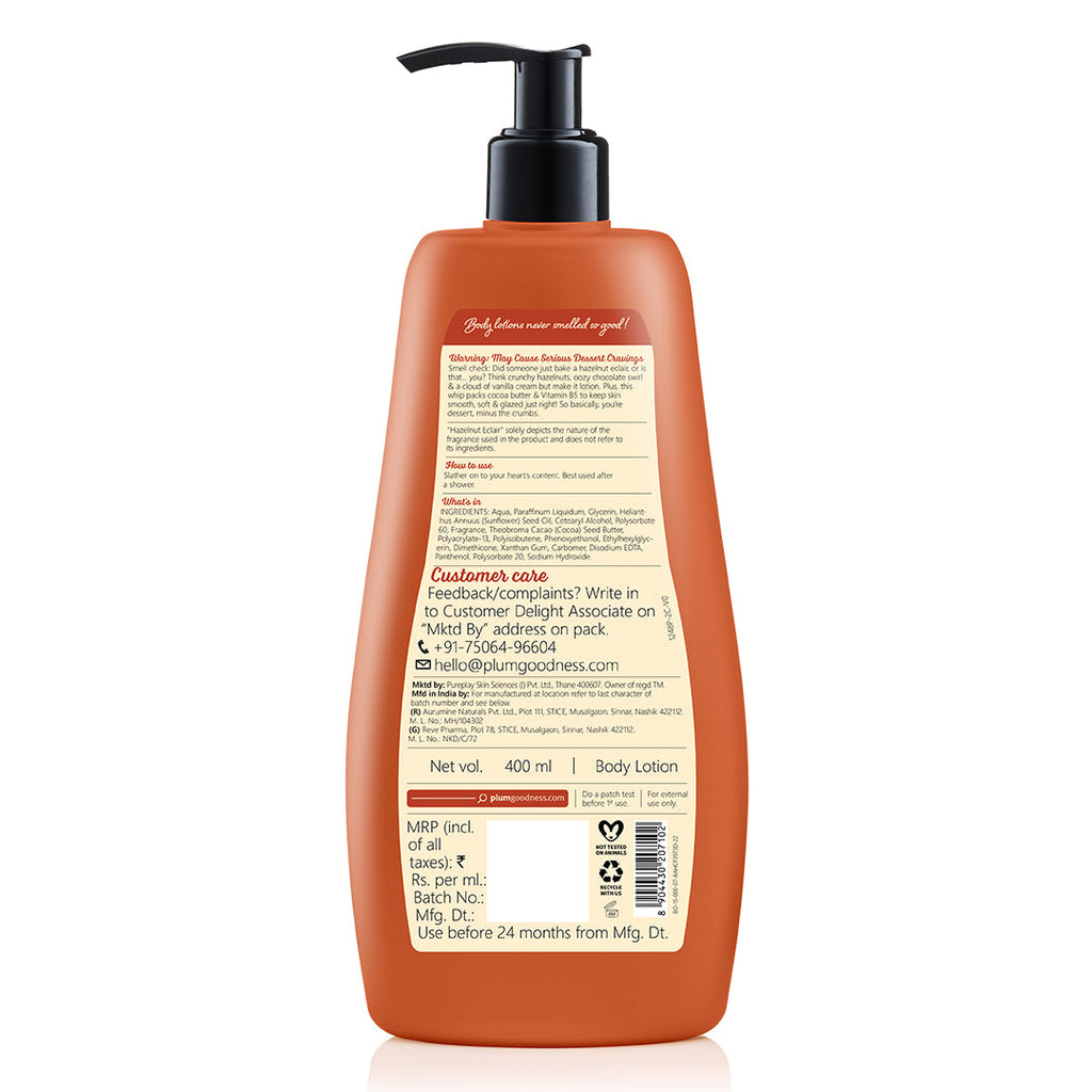 Plum Hazelnut Eclair Body Lotion by Plum BodyLovin'