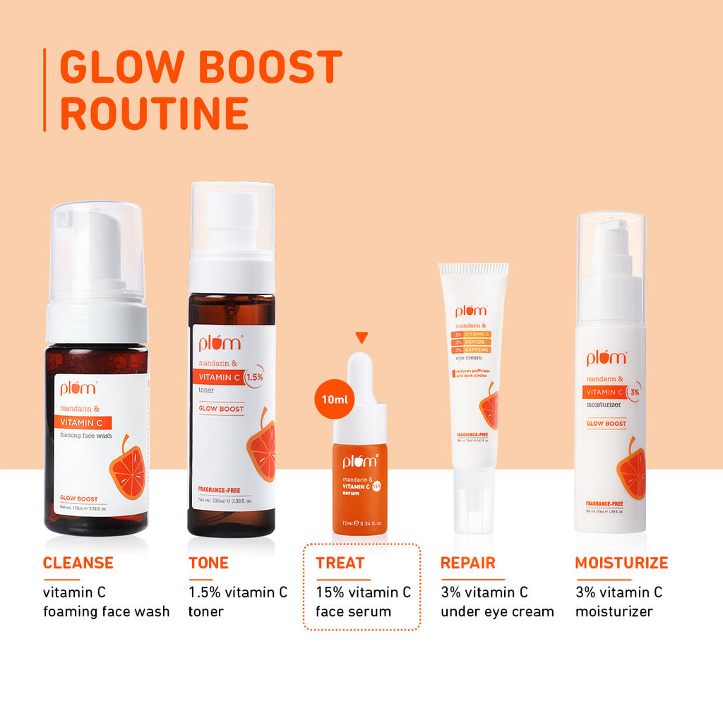 Plum 15% Vitamin C Face Serum with Mandarin (10ml)