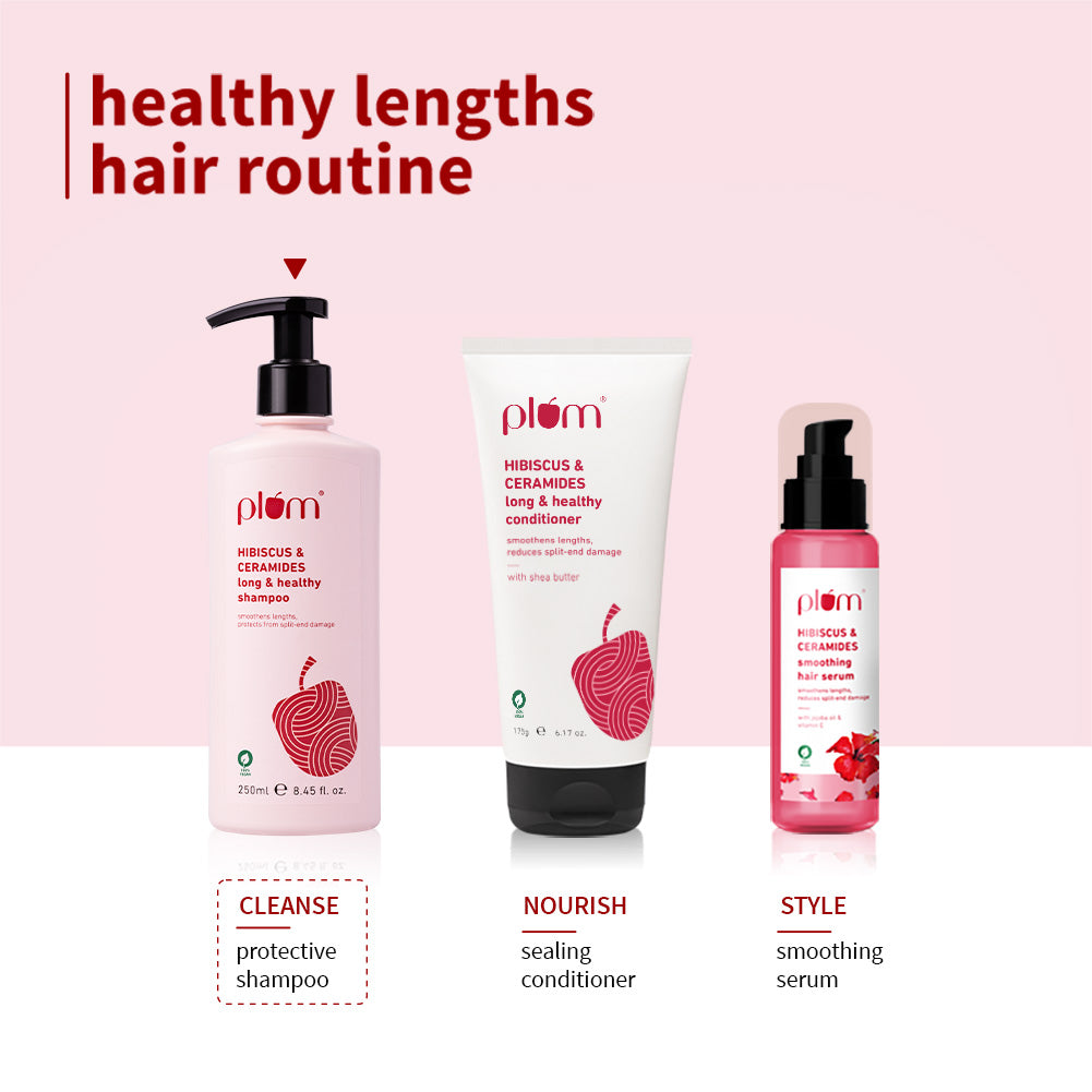 Plum Hibiscus & Ceramides Shampoo for Split Ends