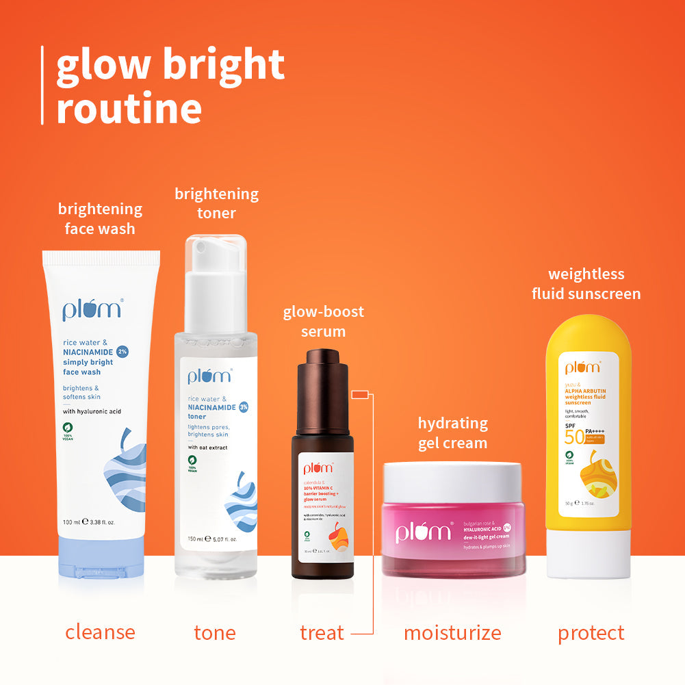 Plum 10% Vitamin C Barrier Boosting + Glow Serum with Calendula