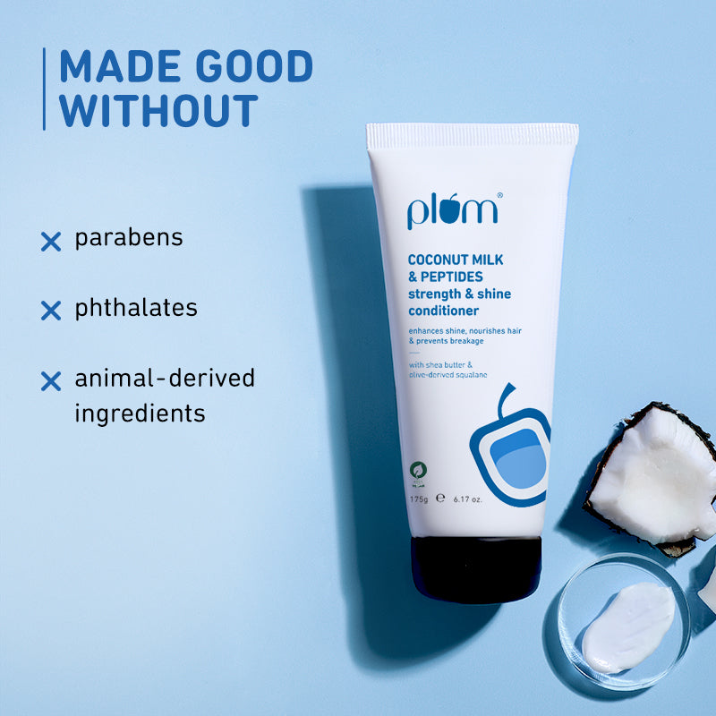 Plum Coconut Milk & Peptides Conditioner for Dry Hair