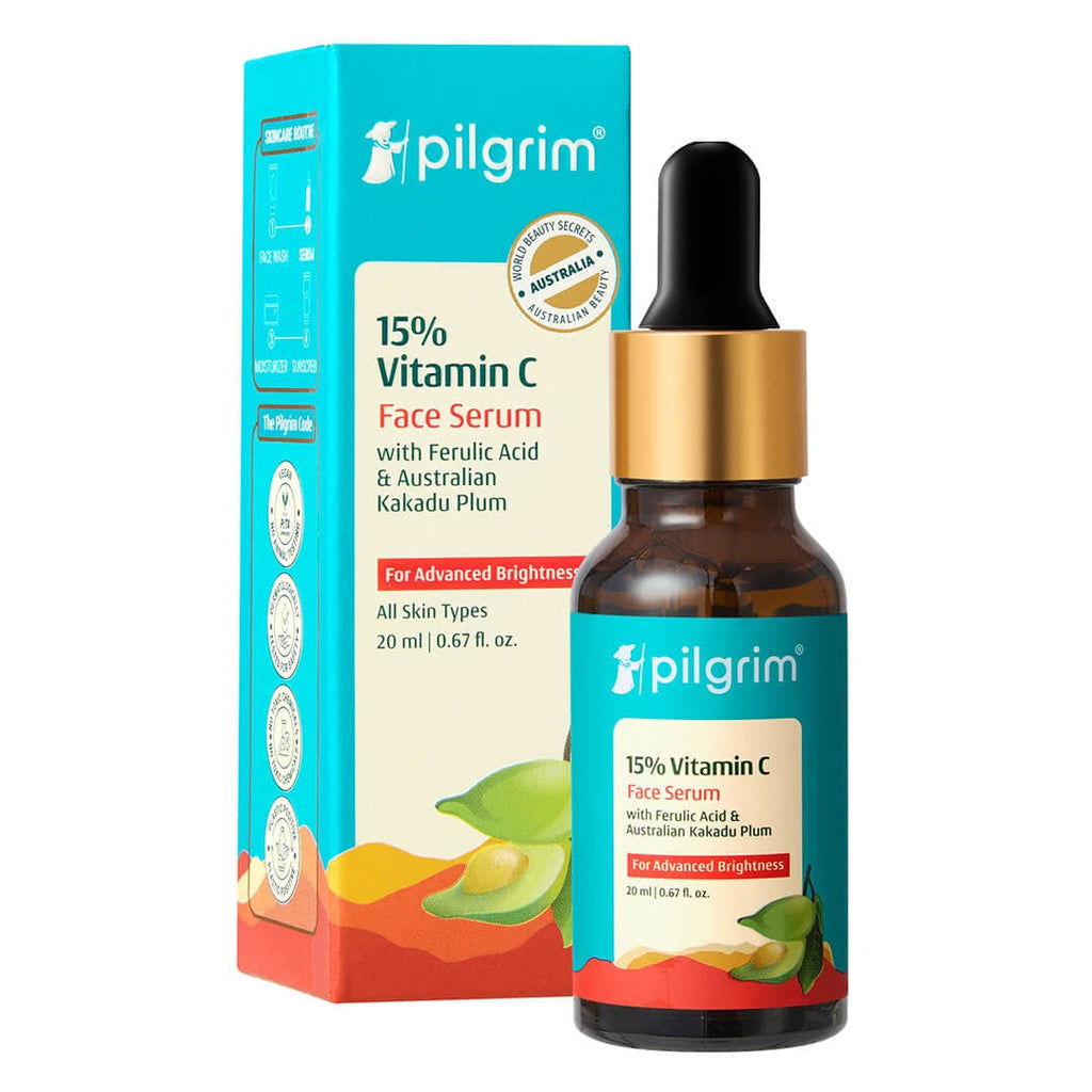 Pilgrim 15% Vitamin C Face Serum For Advanced Brightness (20 ml)