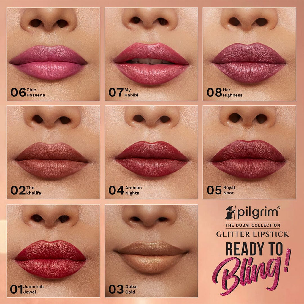 Pilgrim Dubai Bling Glitter Lipstick