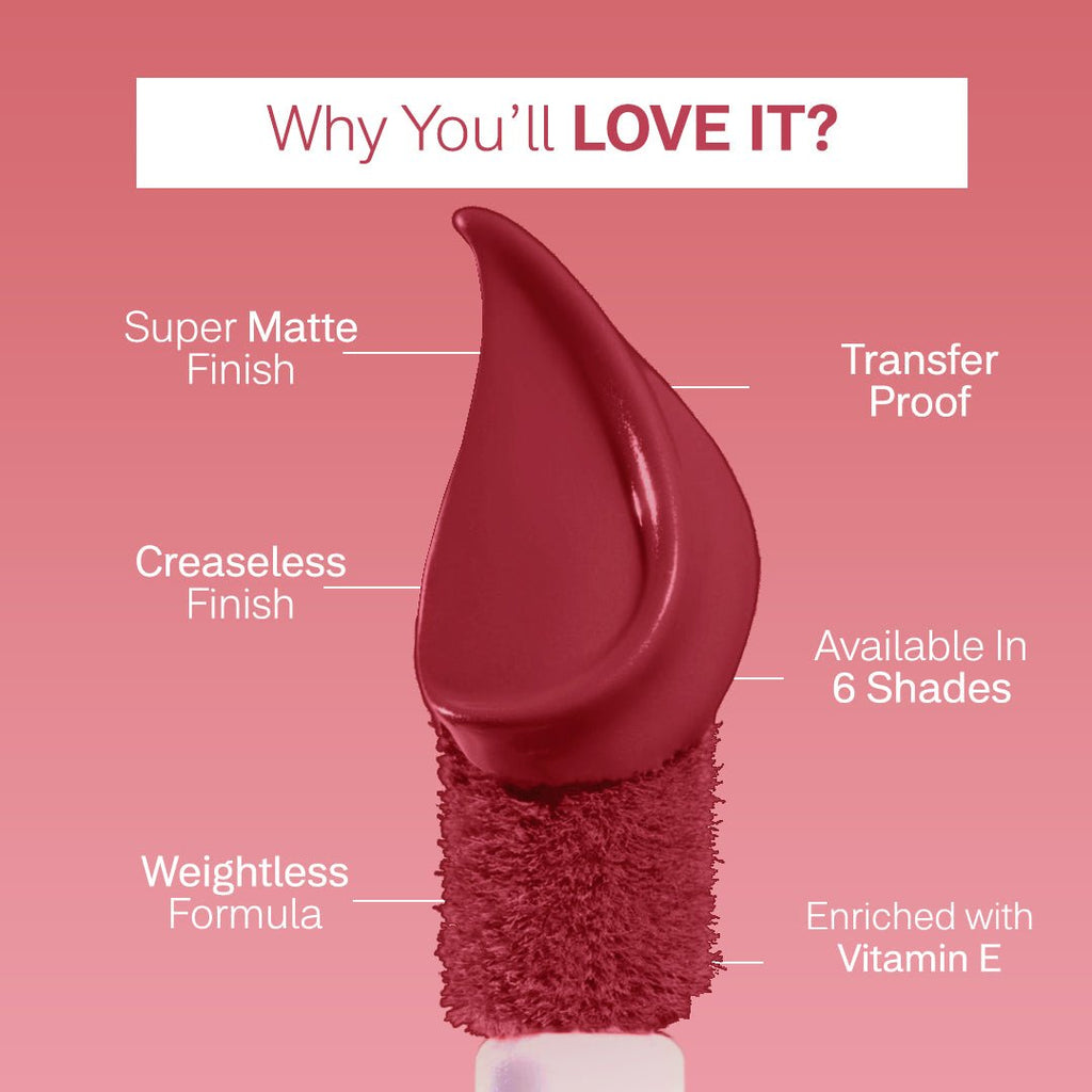 Flicka Weightless Impression Matte Liquid Lipstick