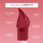 Flicka Weightless Impression Matte Liquid Lipstick