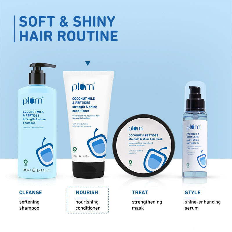 Plum Coconut Milk & Peptides Conditioner for Dry Hair