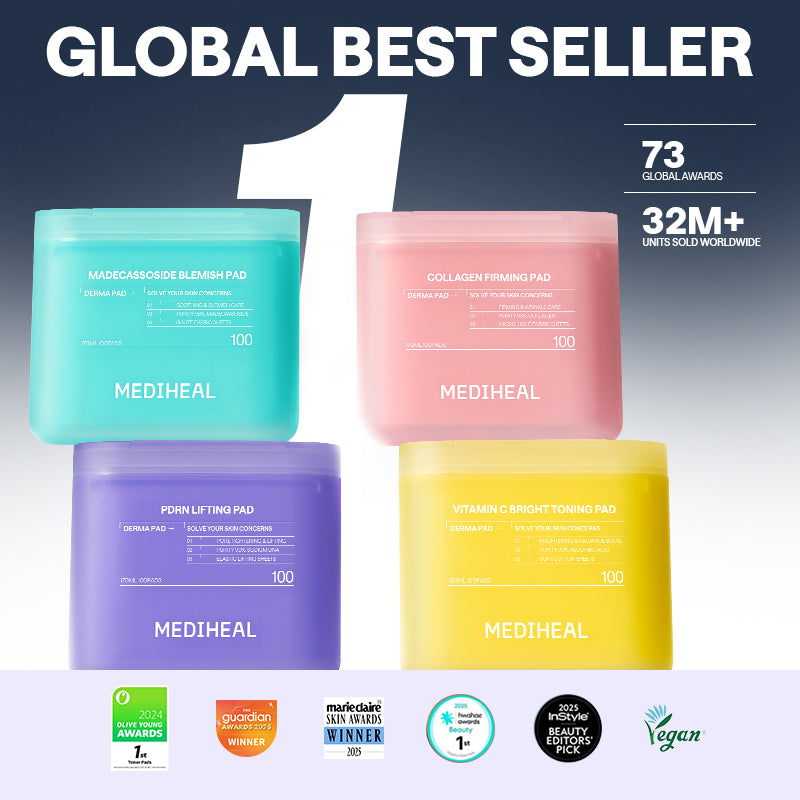 MEDIHEAL Vitamin C Bright Toning Pad - 180ml