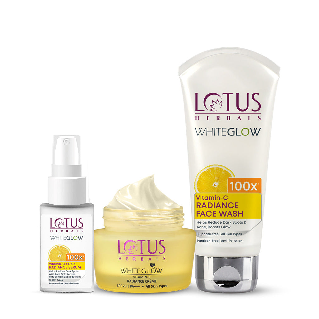 Lotus WhiteGlow Vitamin-C + Gold Radiance Regime