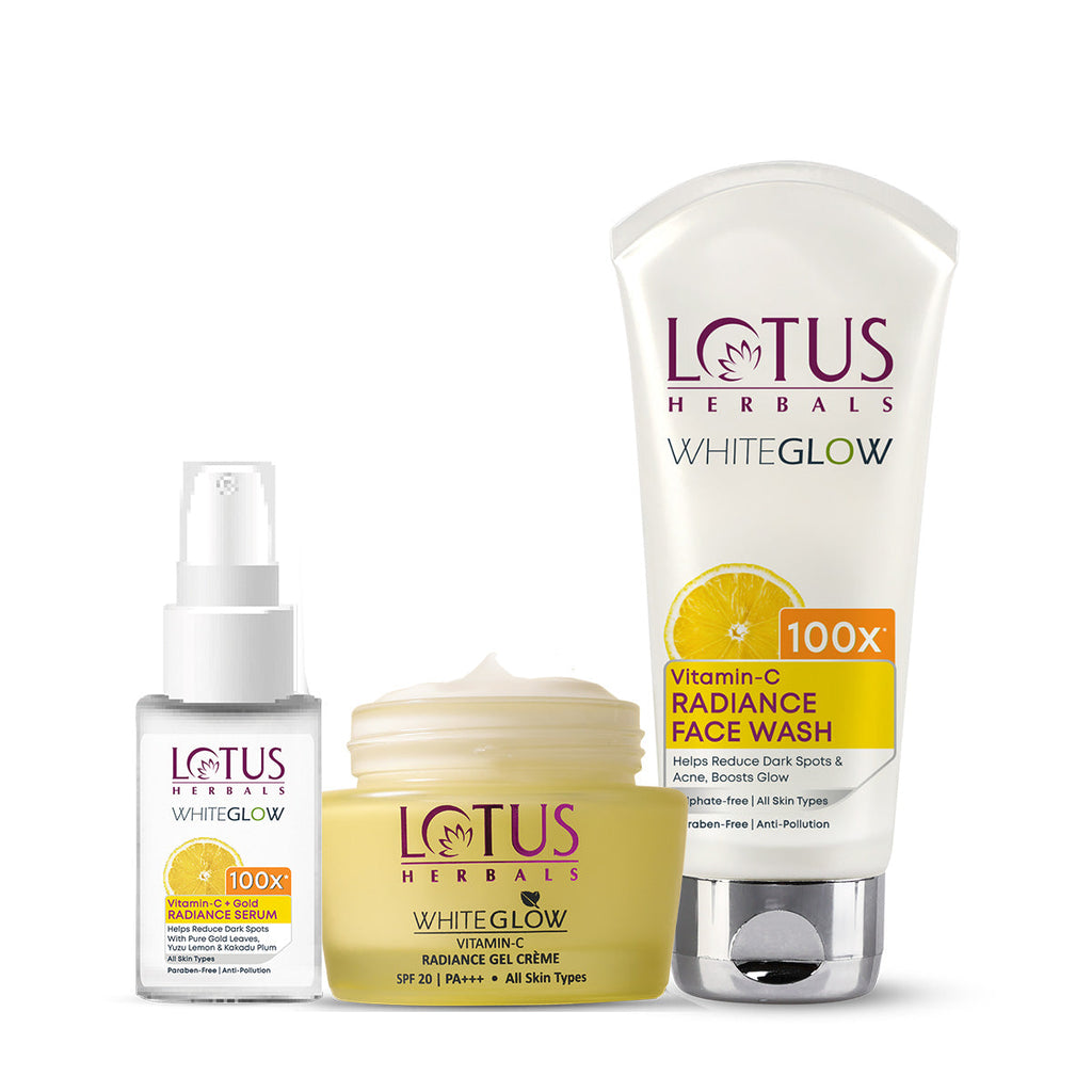 Lotus WhiteGlow Vitamin-C + Gold Radiance Trio