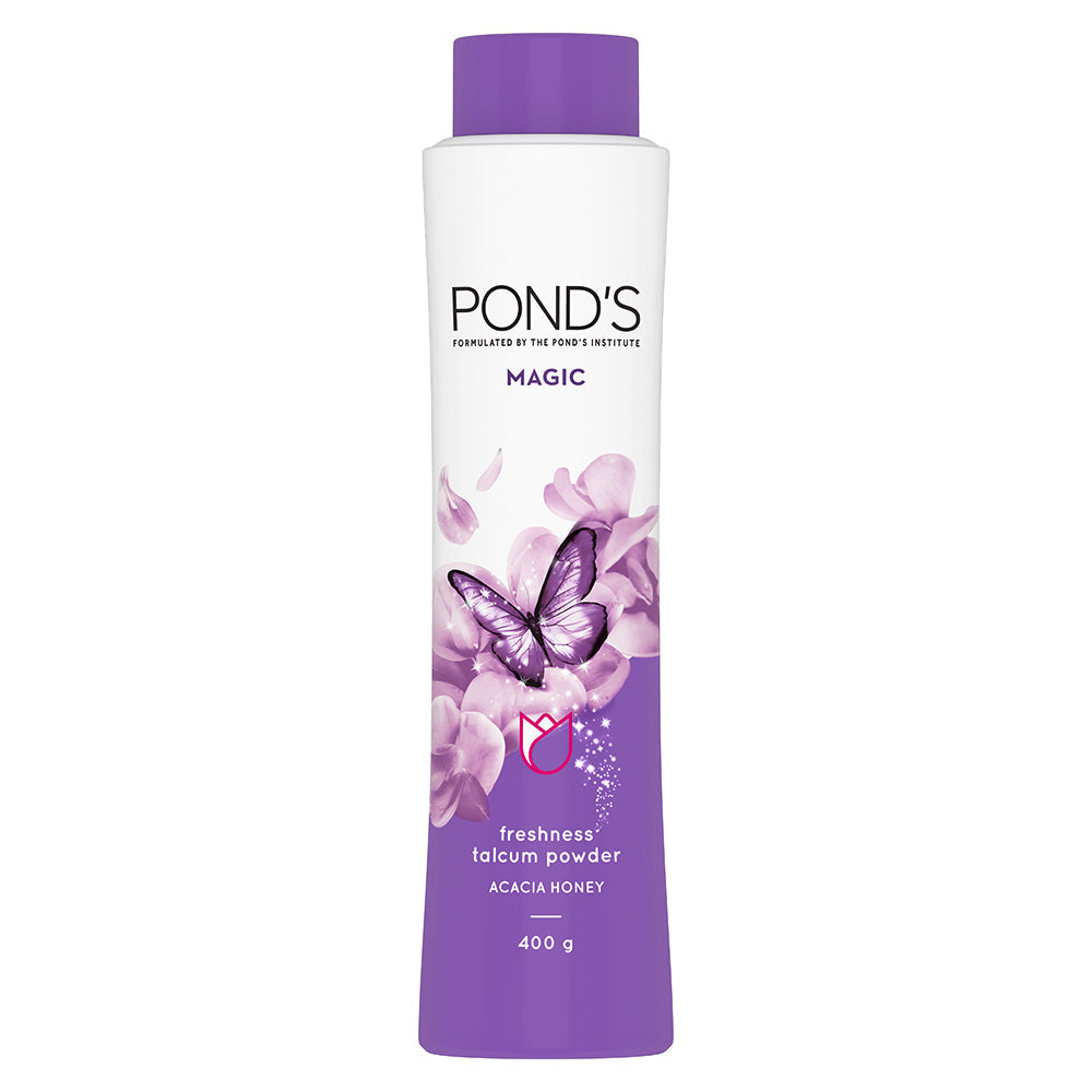 POND'S Magic Freshness Talcum Powder With Fragrance of Acacia Honey, (400 gm)