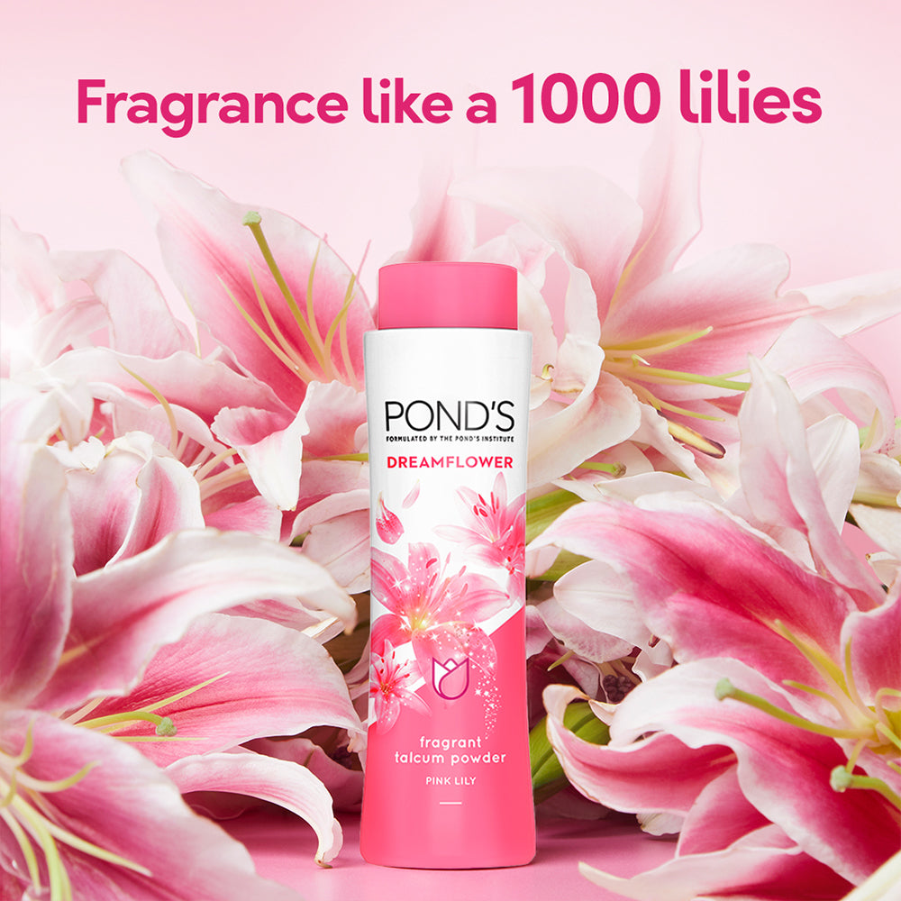 POND'S Dreamflower Fragrant Talcum Powder, With Vitamin B3, (400gm)