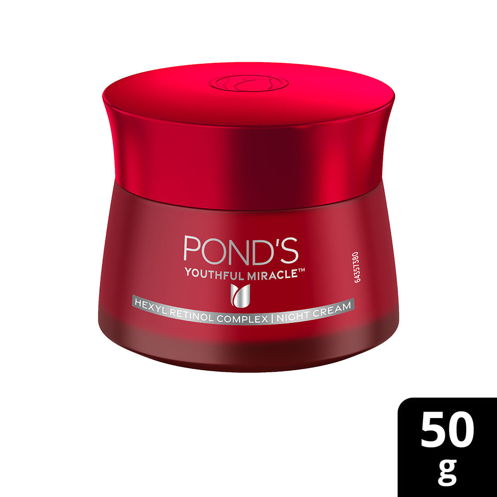 POND'S Youthful Miracle Hexyl Retinol Complex, Renew & Repair Night Cream 50g