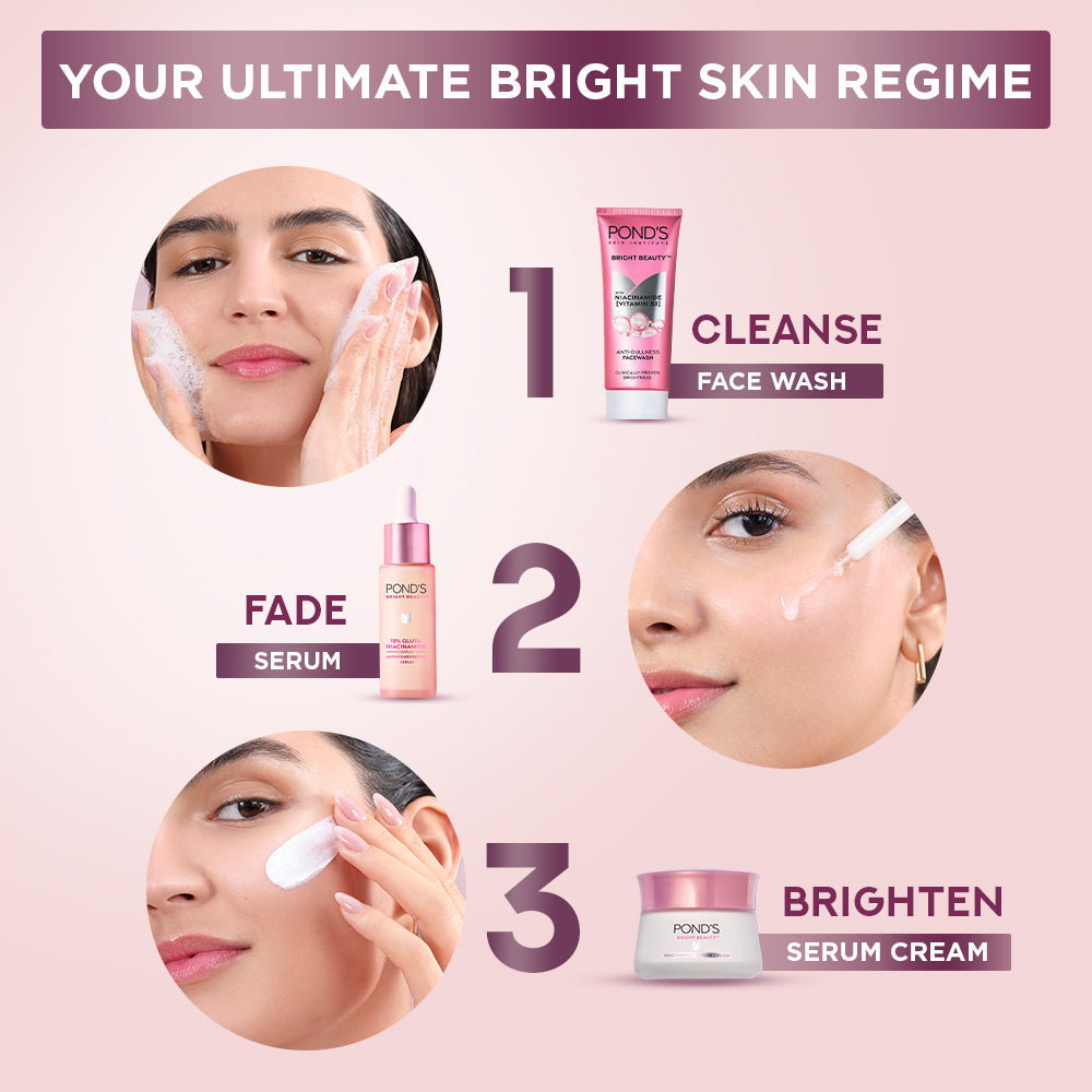 POND'S Bright Beauty Anti-Spot Serum Cream with Niacinamide and SPF 15 PA++, Fades Dark Spots