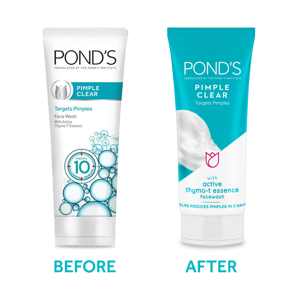 POND'S Pimple Clear Face Wash, Clears Pimple in 3 Days, (100gm)